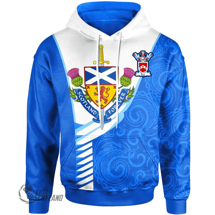 1stScotland Hoodie - Kerr Hoodie - Scotland Fore Flag Color A7 | 1stScotland