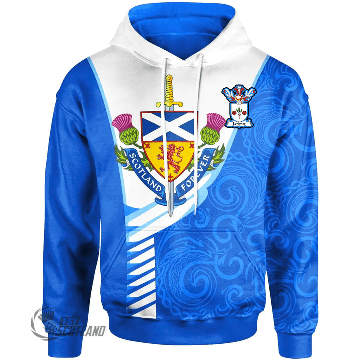 1stScotland Hoodie - Lorimer Hoodie - Scotland Fore Flag Color A7 | 1stScotland