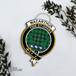 Scottish MacArthur Ancient Tartan Crest Wooden Sign Scottish Badge