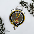 Scottish Gordon Weathered Tartan Crest Wooden Sign Scottish Badge
