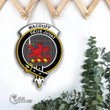 Scottish MacDuff Hunting Ancient Tartan Crest Wooden Sign Scottish Badge