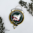 Scottish Lockhart Modern Tartan Crest Wooden Sign Scottish Badge