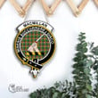 Scottish MacMillan Old Ancient Tartan Crest Wooden Sign Scottish Badge