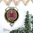 Scottish Ogilvie of Airlie Ancient Tartan Crest Wooden Sign Scottish Badge