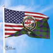 Scottish Adam Tartan Crest Flag Scottish American