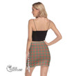 Scottish MacKintosh Ancient Tartan Side Strap Closure Mini Skirt Full Plaid