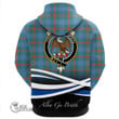 Scottish Agnew Ancient Tartan Crest Zip Hoodie Lion Rampant Scotland Forever