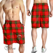 Scottish Maxwell Modern Tartan Crest Men Shorts Full Plaid