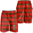 Scottish Maxwell Modern Tartan Crest Men Shorts Full Plaid