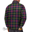 Scottish Logan Modern Tartan Crest Padded Jacket Full Plaid
