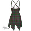 Scottish Crosbie Tartan Crest Slip Dress Full Plaid