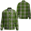 Scottish Cunningham Dress Green Dancers Tartan Crest Stand Collar Jacket Full Plaid