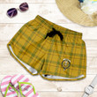 Scottish Borthwick Dress Ancient Tartan Crest Women Shorts Full Plaid
