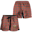 Scottish Sinclair Ancient Tartan Crest Women Shorts Full Plaid