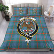 Scottish Agnew Ancient Tartan Crest Bedding Set Full Plaid