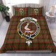 Scottish Ainslie Tartan Crest Bedding Set Full Plaid