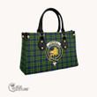 Scottish Campbell of Breadalbane Modern Tartan Crest Square Tote Bag Full Plaid