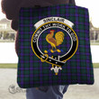 Scottish Sinclair Hunting Modern Tartan Crest Tote Bag Full Plaid