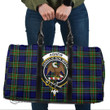 Scottish Colquhoun Modern Tartan Crest Travel Bag Full Plaid