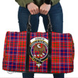 Scottish Cameron of Lochiel Modern Tartan Crest Travel Bag Full Plaid