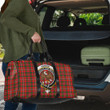 Scottish MacKinnon Modern Tartan Crest Travel Bag Full Plaid