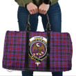 Scottish Montgomery Modern Tartan Crest Travel Bag Full Plaid