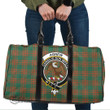 Scottish Menzies Green Ancient Tartan Crest Travel Bag Full Plaid