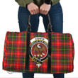 Scottish Somerville Modern Tartan Crest Travel Bag Full Plaid