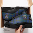 Scottish Edmonstone Tartan Crest Sport Shoes J13 Full Plaid