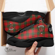 Scottish MacAulay Modern Tartan Crest Sport Shoes J13 Full Plaid