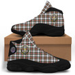 Scottish Stewart Dress Modern Tartan Crest Sport Shoes J13 Full Plaid