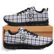 Scottish Hannay Modern Tartan Crest Sneakers Full Plaid