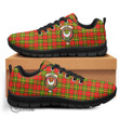 Scottish Leask Tartan Crest Sneakers Full Plaid