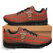 Scottish Drummond of Perth Tartan Crest Sneakers Full Plaid