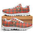 Scottish MacNab Ancient Tartan Crest Sneakers Full Plaid