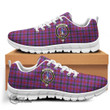 Scottish Montgomery Modern Tartan Crest Sneakers Full Plaid