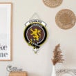 Scottish Cumming Hunting Modern Tartan Crest Wooden Sign Scottish Badge