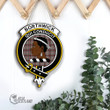 Scottish Borthwick Dress Ancient Tartan Crest Wooden Sign Scottish Badge