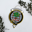 Scottish Anderson Ancient Tartan Crest Wooden Sign Scottish Badge