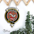 Scottish MacDougall Ancient Tartan Crest Wooden Sign Scottish Badge