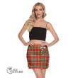 Scottish MacGill Modern Tartan Crest Side Strap Closure Mini Skirt Full Plaid