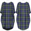 Scottish Baird Modern Tartan Batwing Pocket Dress Full Plaid