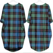 Scottish Guthrie Ancient Tartan Batwing Pocket Dress Full Plaid