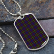 Scottish Durie Tartan Dog Tag Full Plaid