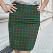 Scottish Aiton Tartan Fitted Skirt Full Plaid