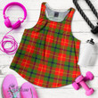 Scottish Turnbull Dress Tartan Women Racerback Tank Full Plaid
