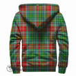 Scottish Muirhead Tartan Sherpa Hoodie Full Plaid