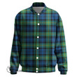 Scottish Gordon Ancient Tartan Stand Collar Jacket Full Plaid