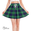 Scottish Abercrombie Tartan Ruffled Mini Skirt Full Plaid