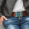 Scottish Laing Tartan Belt Buckle Full Plaid